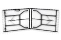 Zestaw cateringowy stół bankietowy 180cm 2 ławki biały ModernHome